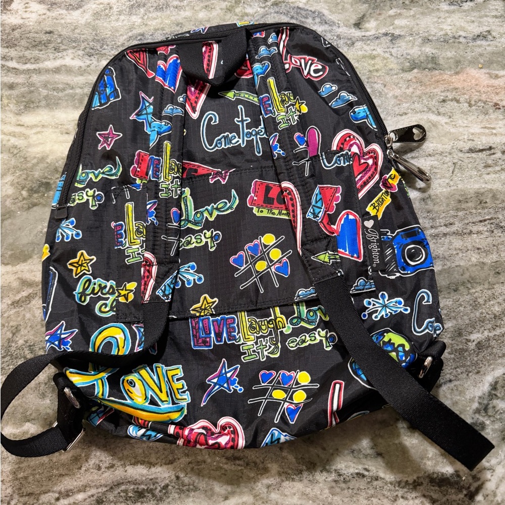Brighton Love Scribble Happy Trails Backpack - Picture 5 of 10